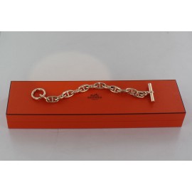Bracelet chaîne d'ancre HERMES or rose GM