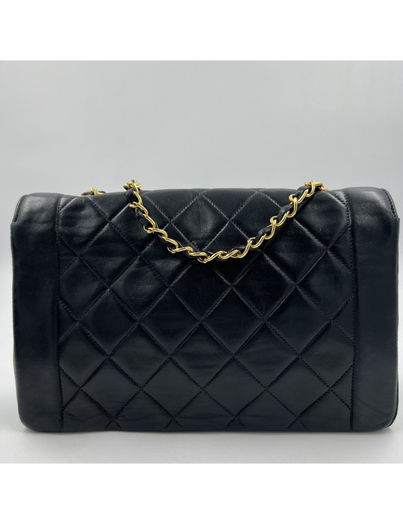 Sac vintage Diana CHANEL noir