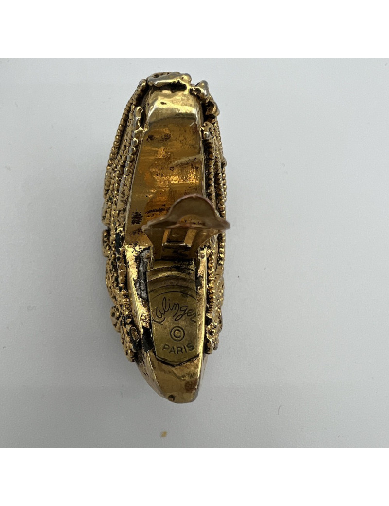 Clips vintage KALINGER ébène