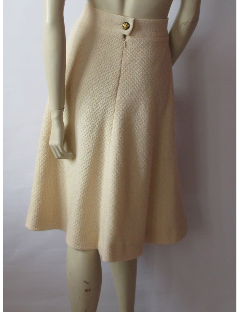 Jupe écrue CHANEL Paris Moscou T 42