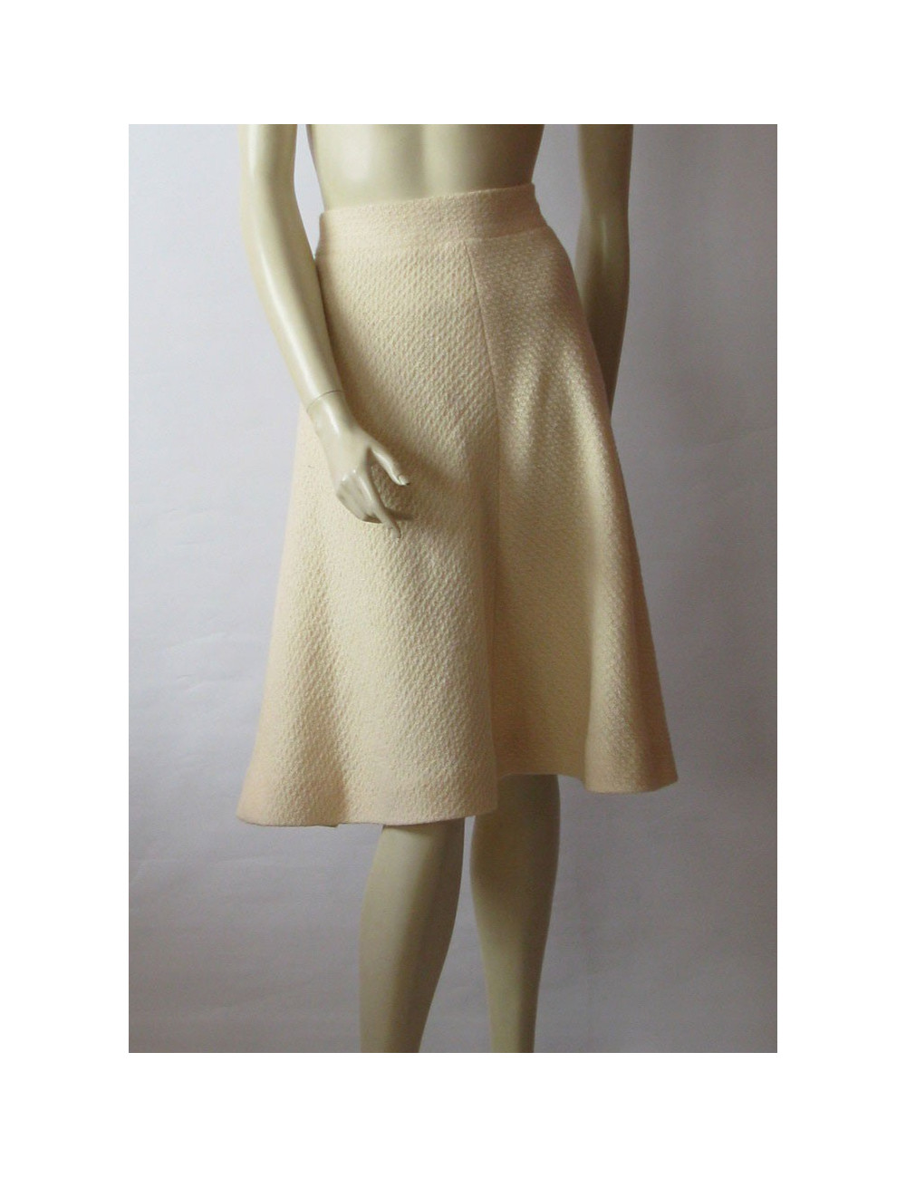 Jupe écrue CHANEL Paris Moscou T 42