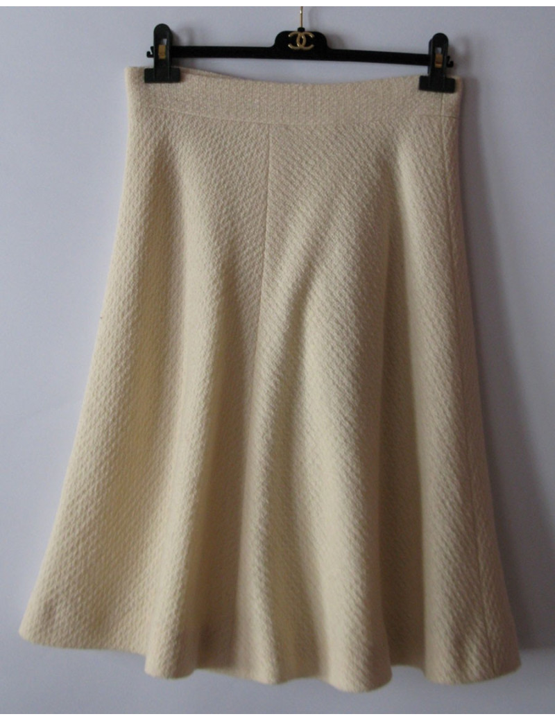 Jupe écrue CHANEL Paris Moscou T 42