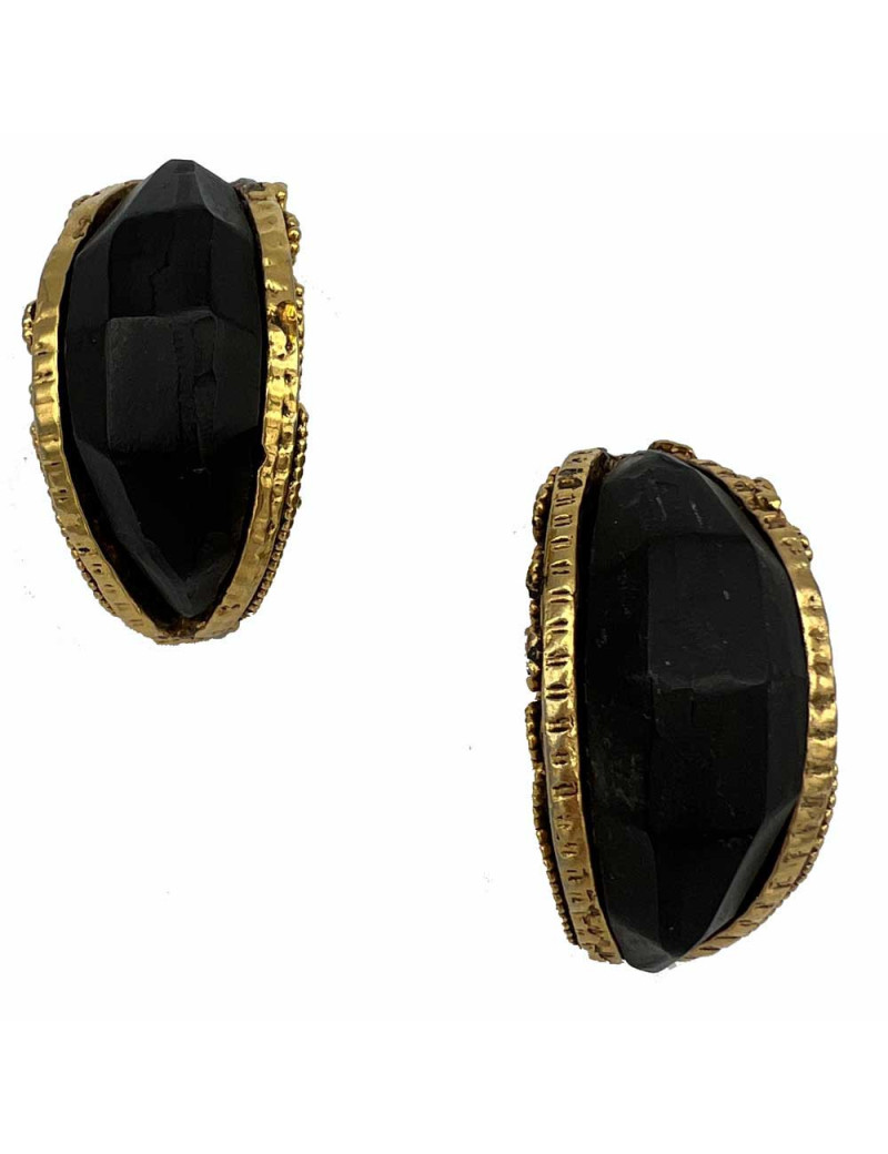 Clips vintage KALINGER ébène