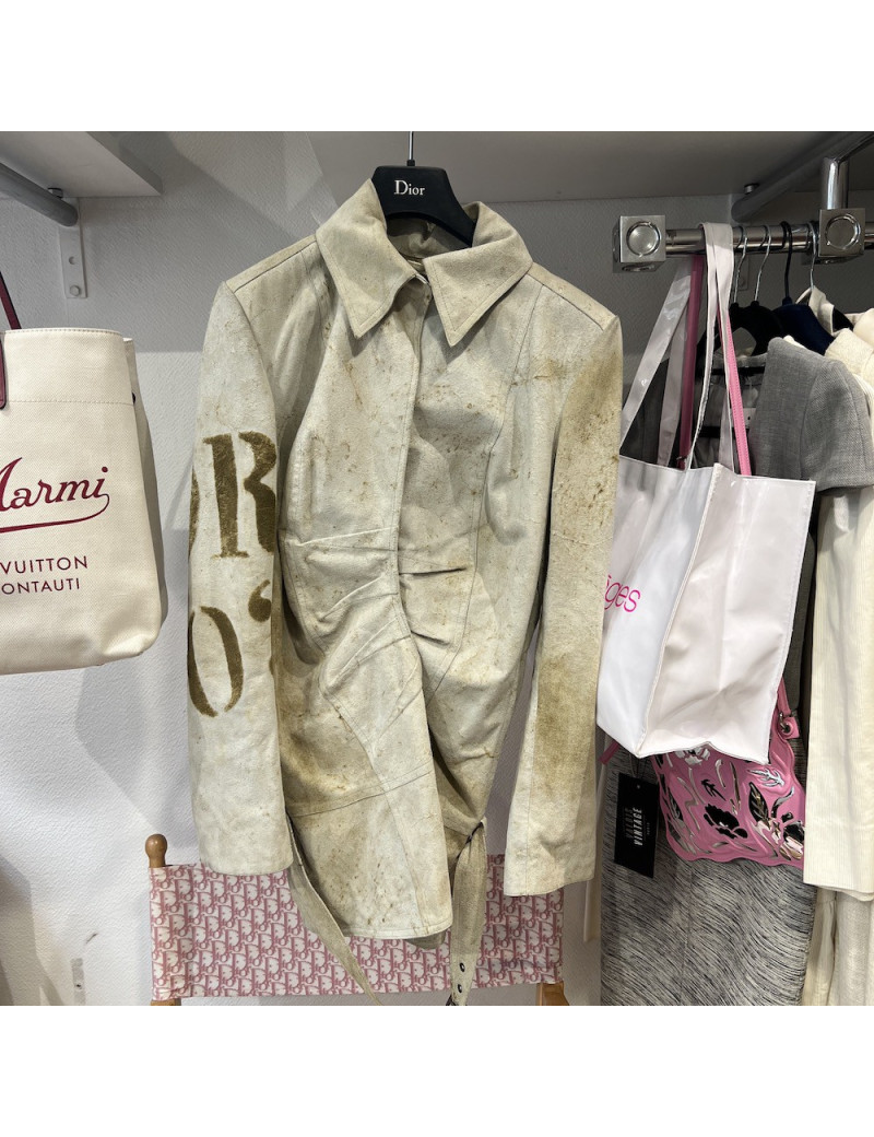Veste DIOR par Galliano veau
