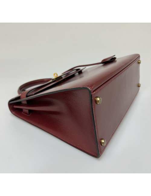 Sac Kelly 32 box rouge Hermes 