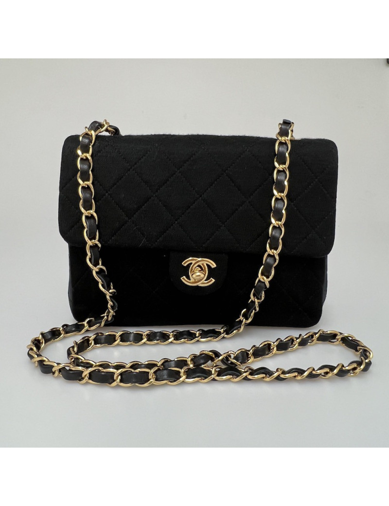 Timeless CHANEL jersey noir Vintage