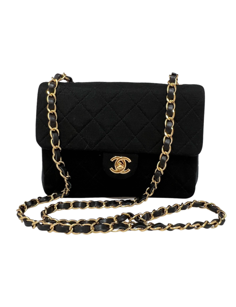 Timeless CHANEL jersey noir Vintage