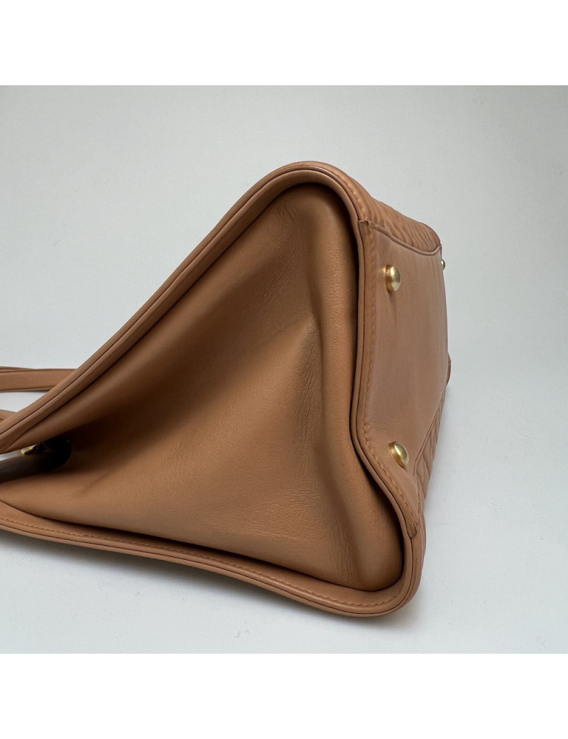 Cabas CHANEL cuir d'agneau beige