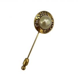 Epincle Vintage CHANEL perle nacrée