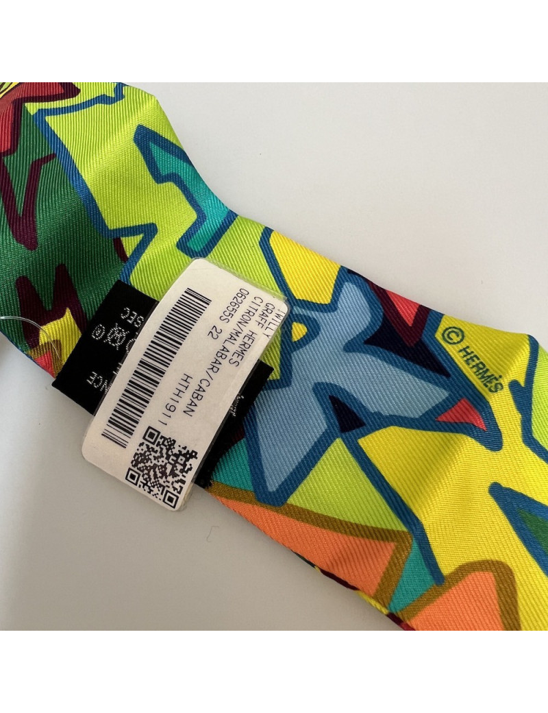 Twilly Graff HERMES  100% soie