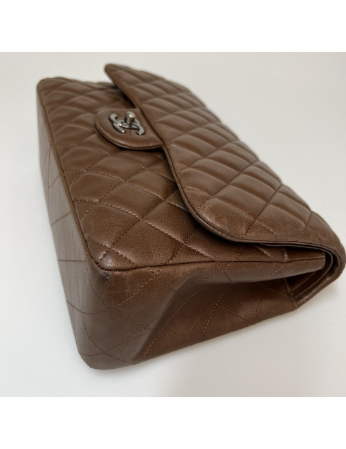Jumbo CHANEL agneau marron