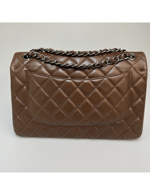 Jumbo CHANEL agneau marron