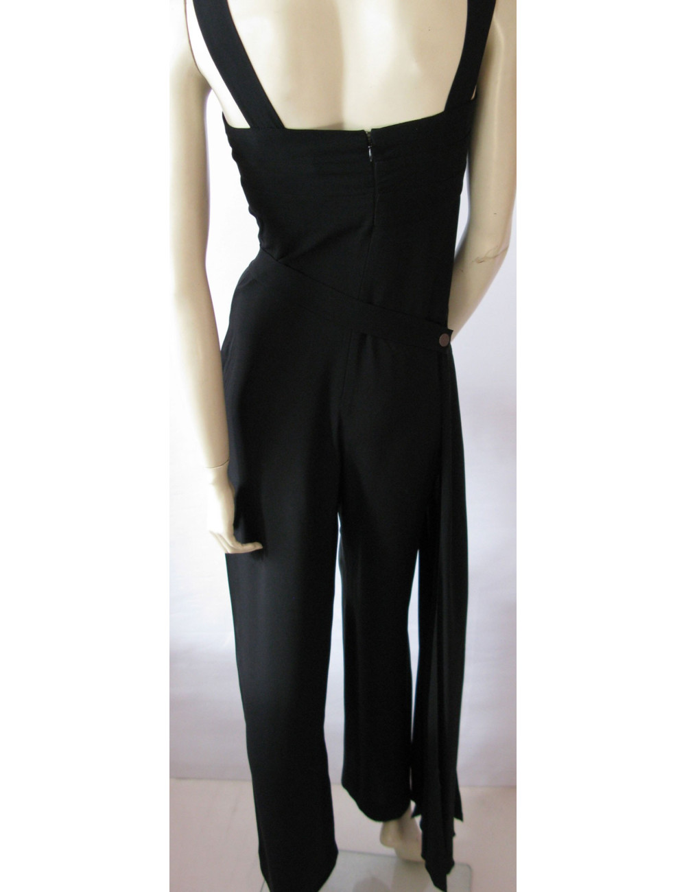 Robe combinaison CHANEL crêpe de soie