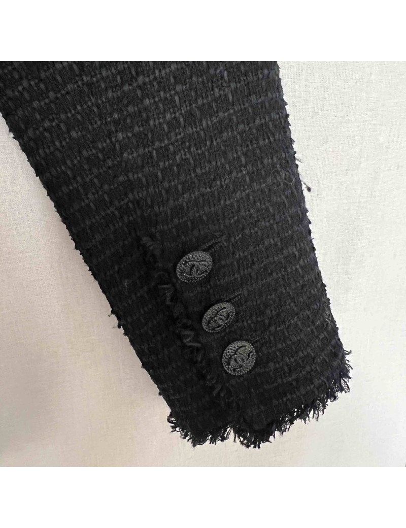 CHANEL T38 black jacket - Certified Authentic Occasion