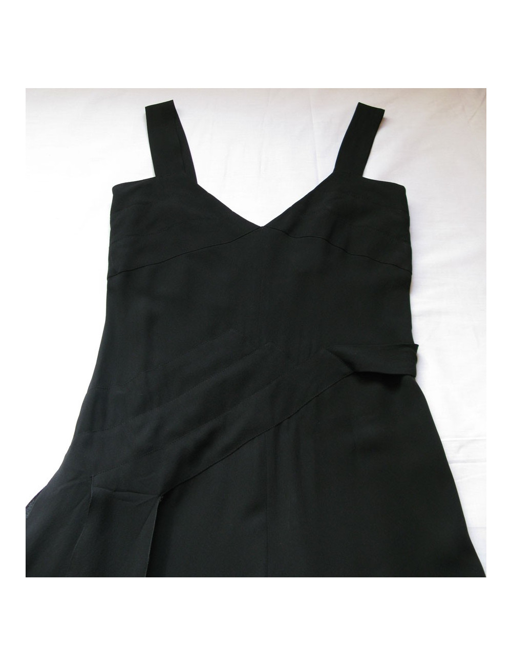 Robe combinaison CHANEL crêpe de soie