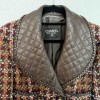 CHANEL Jacket in Brown Tweed and Leather 