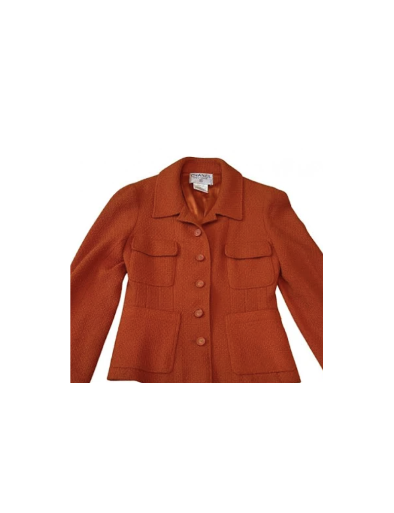 Veste T 42 CHANEL Vintage corail