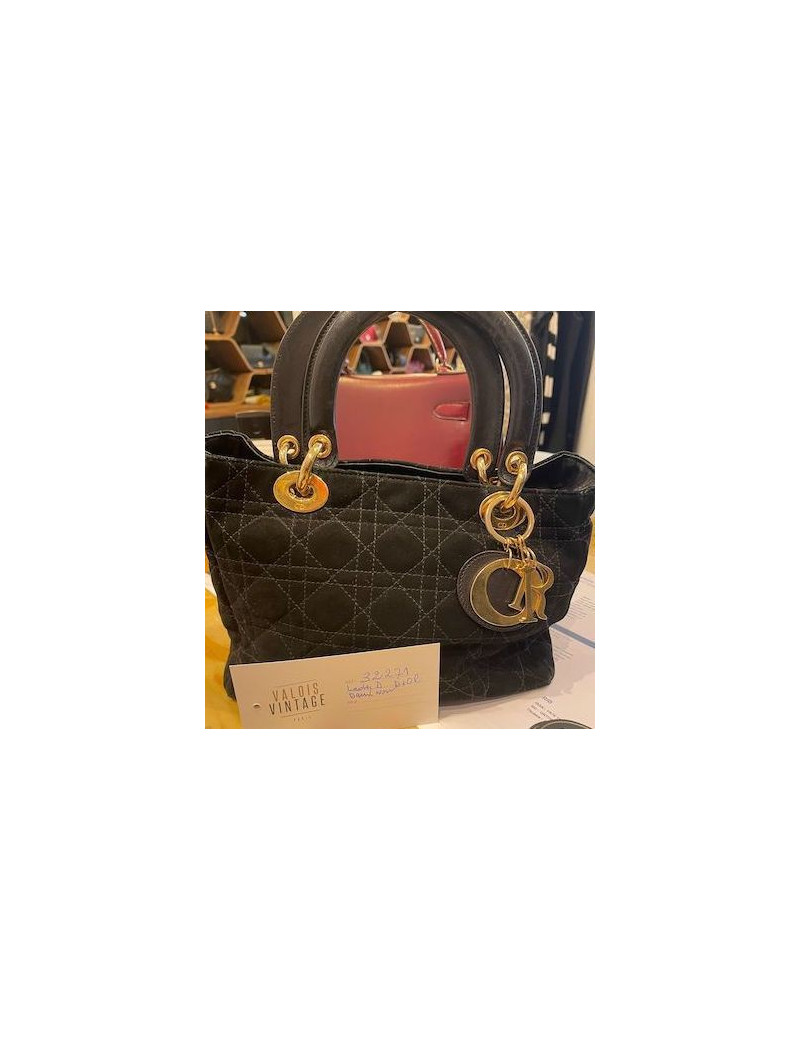 Lady Dior DIOR daim noir