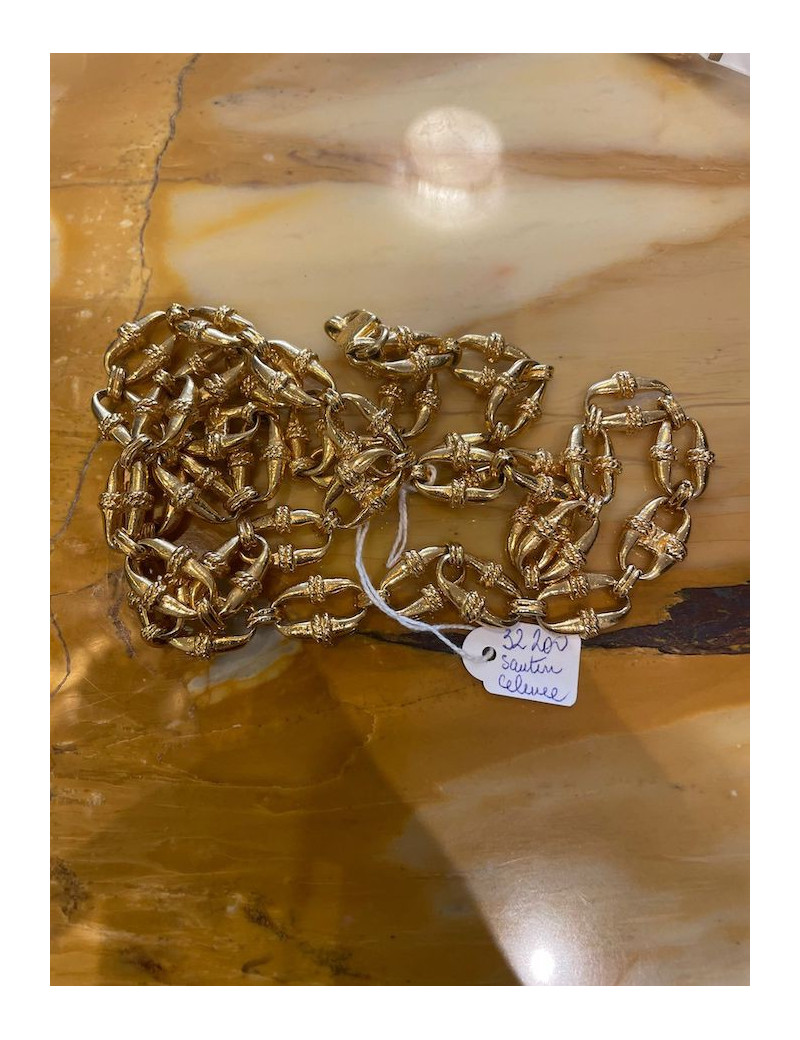 Sautoir CELINE doré Vintage