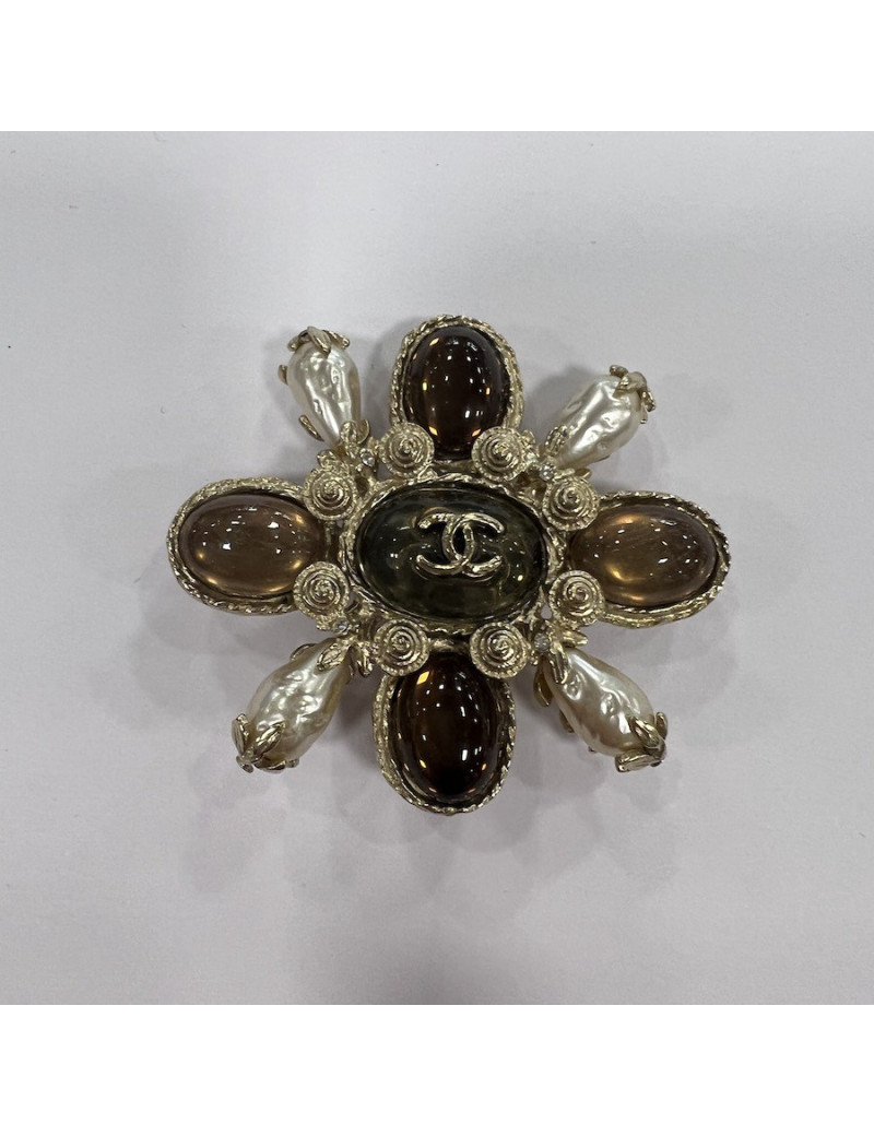 Broche croix CHANEL 