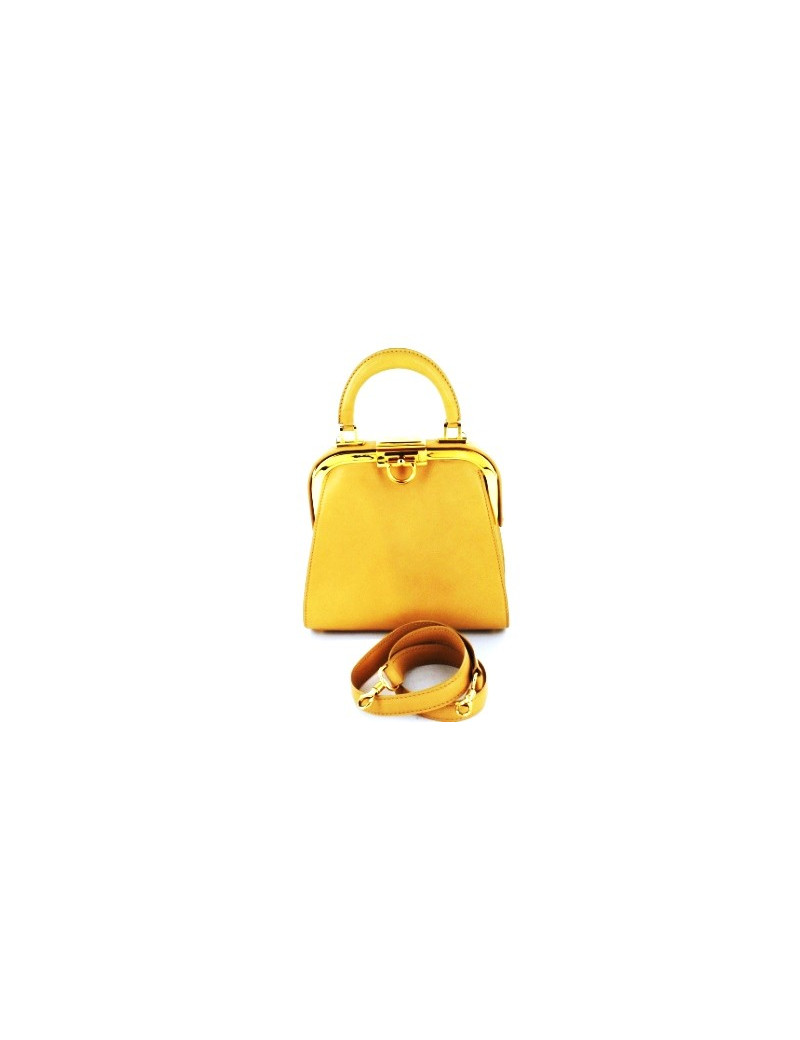 sac du soir CHRISTIAN DIOR cuir gold