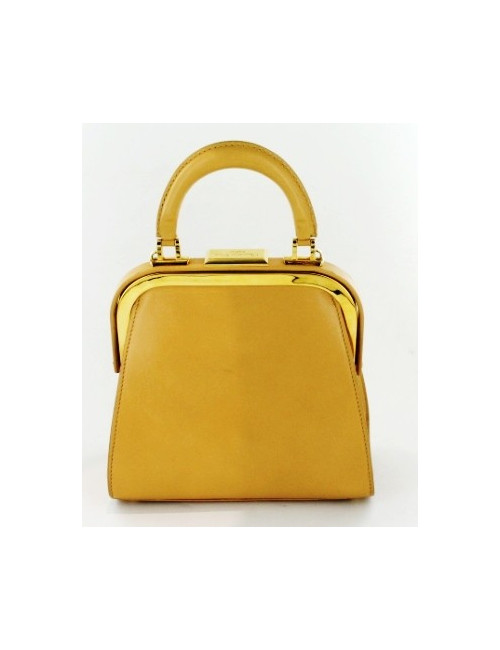 sac du soir CHRISTIAN DIOR cuir gold