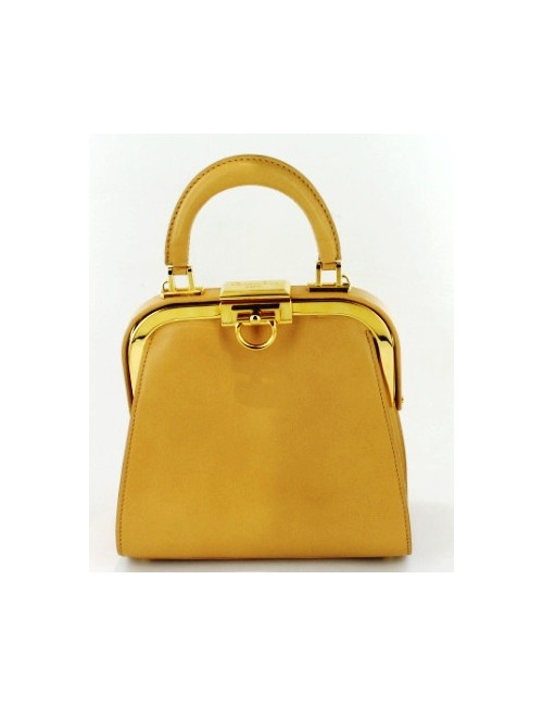 sac du soir CHRISTIAN DIOR cuir gold