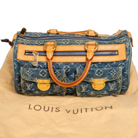 Louis Vuitton, Bags, Louis Vuitton Denim Neo Speedy