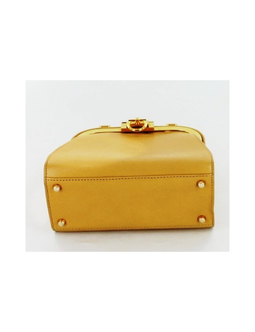 sac du soir CHRISTIAN DIOR cuir gold