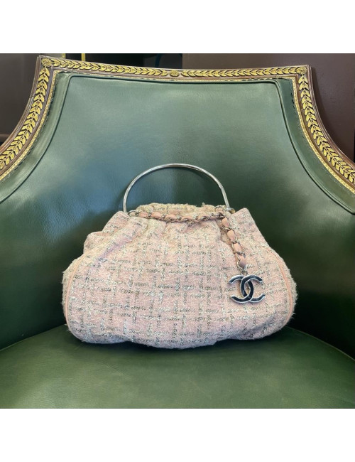 Sac tweed CHANEL rose