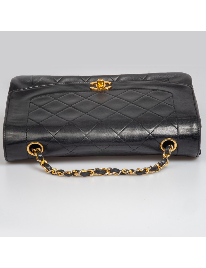 Sac Diana CHANEL vintage noir