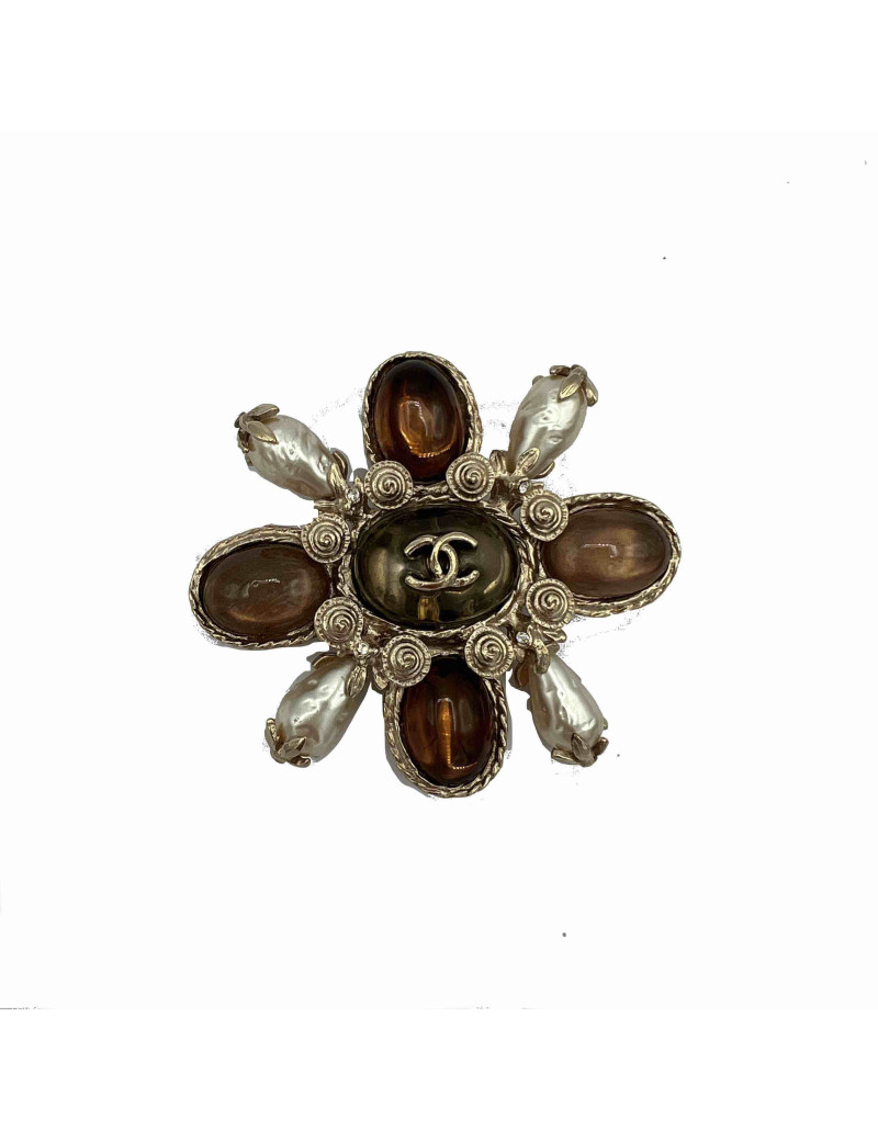 Broche croix CHANEL 