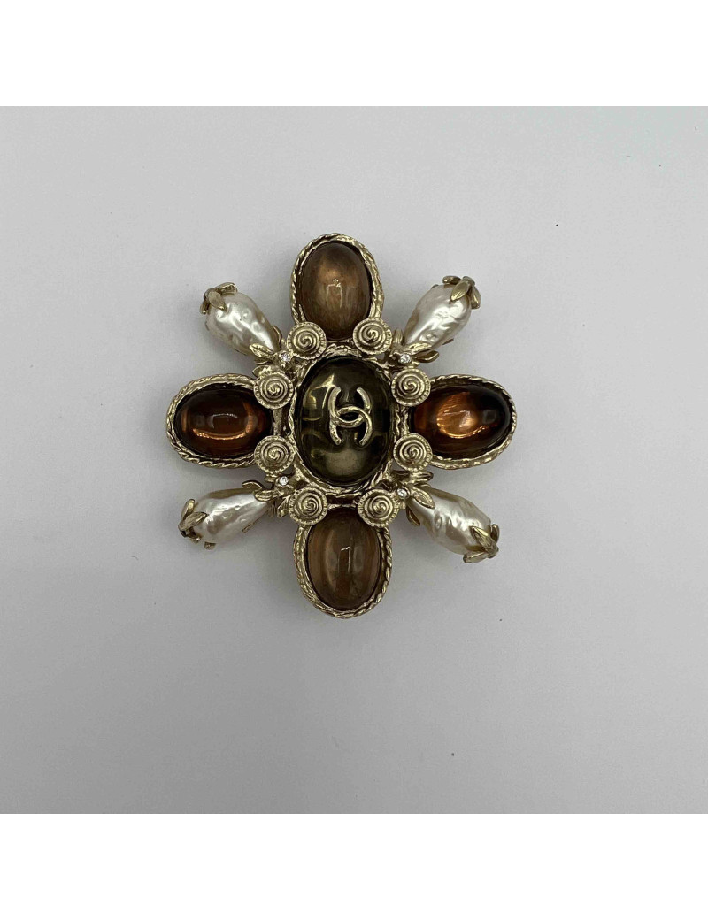 Broche croix CHANEL 