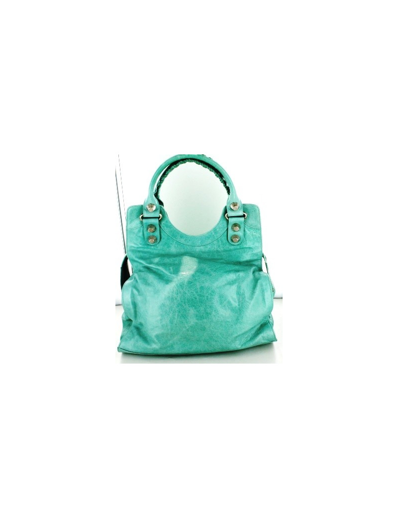 sac BALANCIAGA turquoise