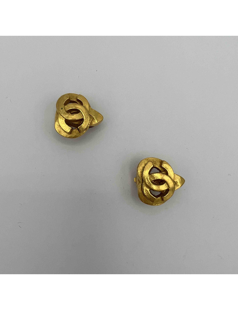 Clips CHANEL coeur vintage