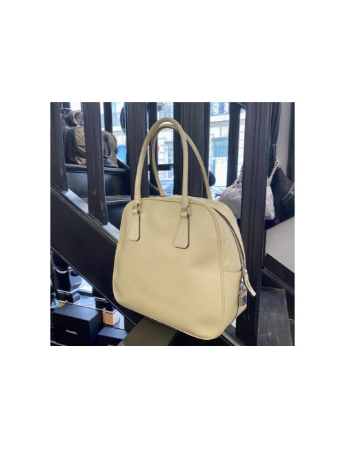 Sac à main PRADA cuir beige
