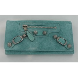 Turquoise BALENCIAGA wallet