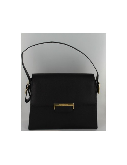 Sac YVES SAINT LAURENT cuir noir