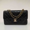 Timeless Couture CHANEL cuir noir