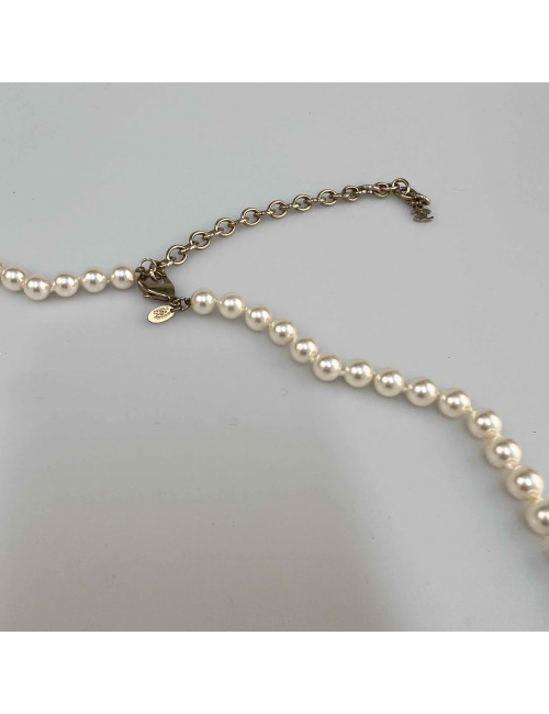 Sautoir CHANEL perles nacrées
