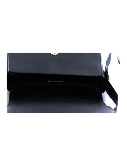 Sac YVES SAINT LAURENT cuir noir