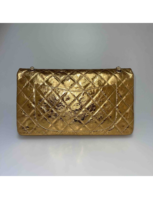 Maxi sac 2.55 cuir doré