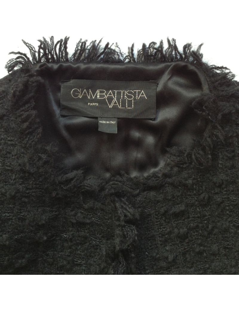 manteau GIAMBATTISTA VALLI noir