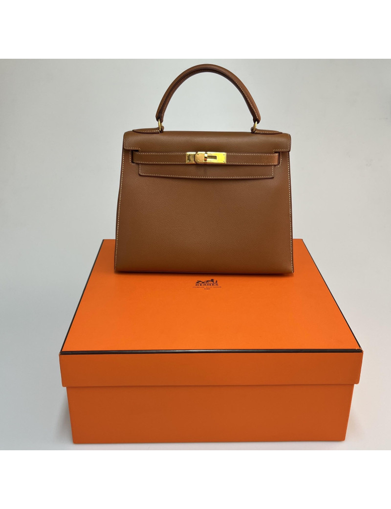 Kelly 28 HERMES epsom gold