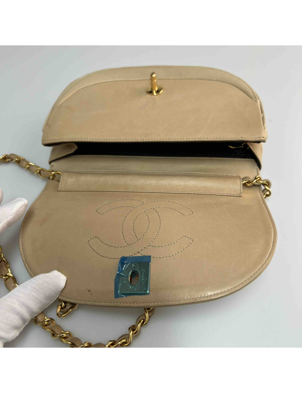 Sac CHANEL beige Vintage