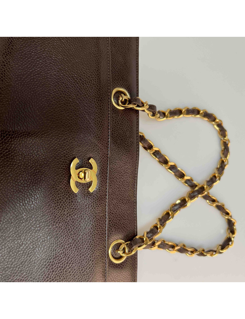 Cabas CHANEL marron Vintage