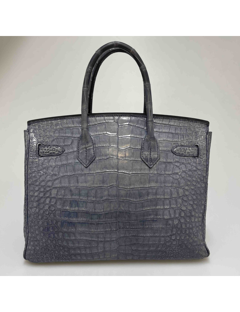 Birkin 30 HERMES crocodile porosus brighton