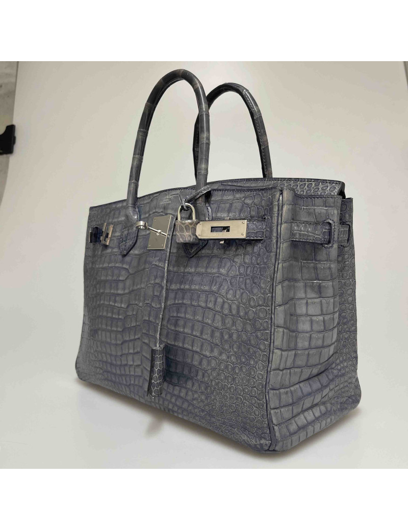Birkin 30 HERMES crocodile porosus brighton