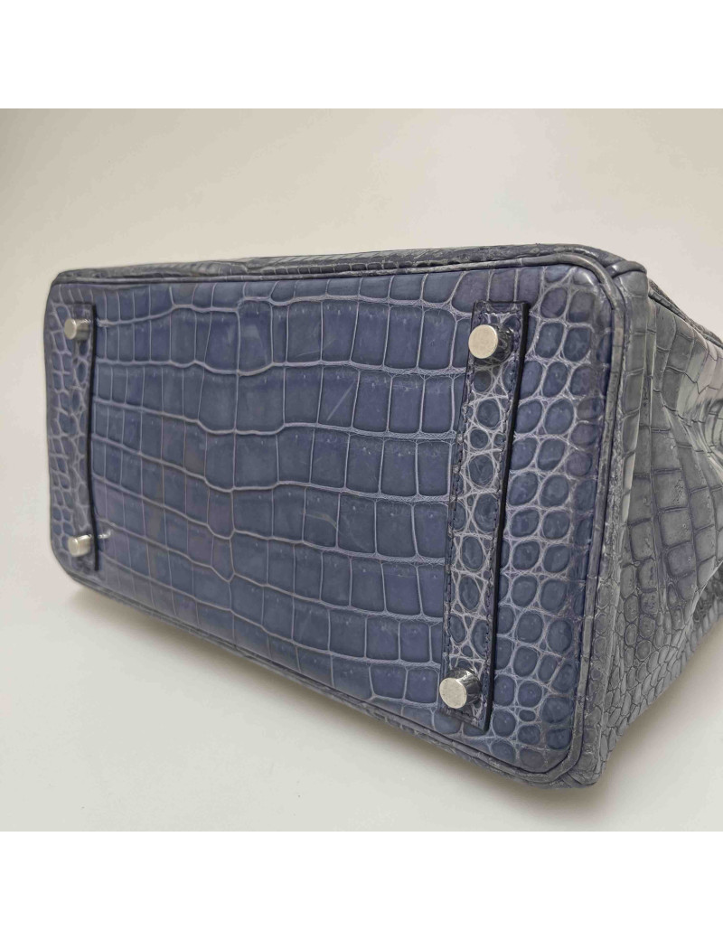 Birkin 30 HERMES crocodile porosus brighton