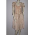 Dress BOTTEGA VENETA pink lace T 40